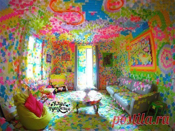 Кто-то увлекся дизайном комнаты 😉 / Рукоделие