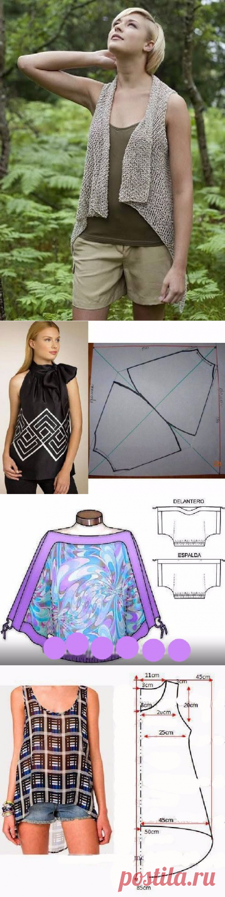 Простые идеи для шитья, или как легко украсить себя летом