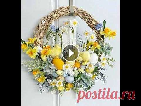 Пасхальные веночки. Идеи для рукоделия.#рукоделие#Клондайк_идей #рукоделие#поделки_своими_руками#пасха#пасхальные_поделки#пасхальные_веночки#поделки_ к_пасхе#хламвдело#клондайкидей#клондайкидейиринамалкина#вяжемсам...