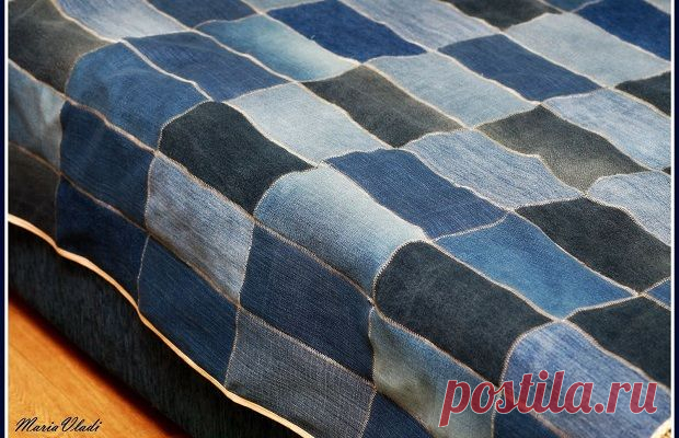 Как сделать коврик из джинсов своими руками