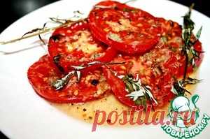 Помидоры чесночные закусочные - кулинарный рецепт
