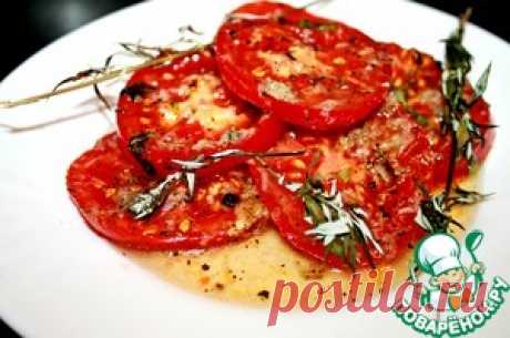 Помидоры чесночные закусочные - кулинарный рецепт