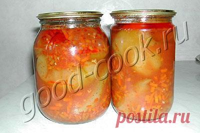 перцы, фаршированные морковью и луком, рецепт приготовления