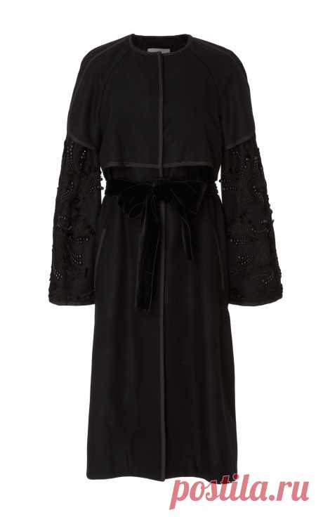 Embroidered Coat by Monique Lhuillier | Moda Operandi