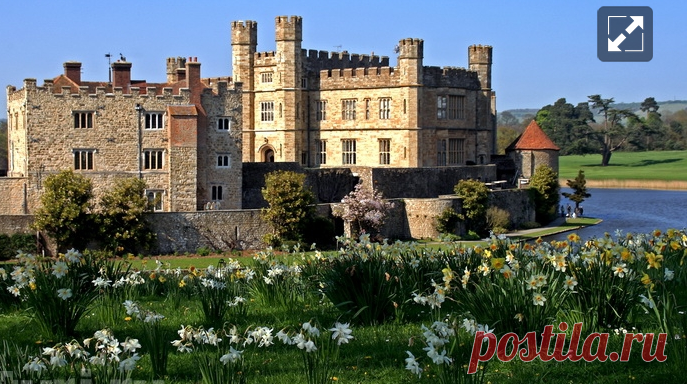 Англия: Замок Лидс - резиденция королев