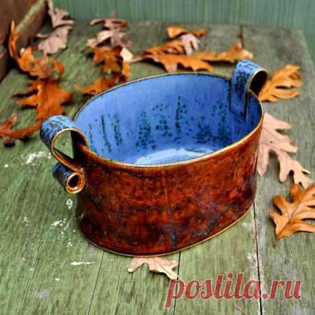 Bake and Serve Casserole Dish Oven Safe Pottery от GlazedOver