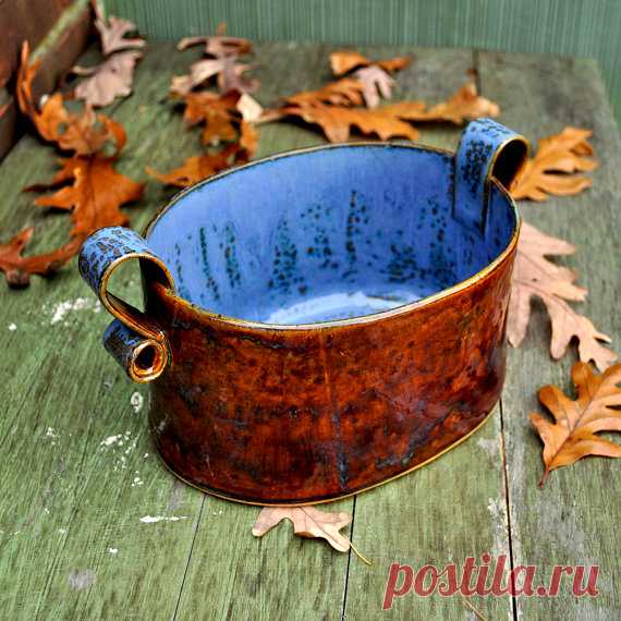 Bake and Serve Casserole Dish Oven Safe Pottery от GlazedOver