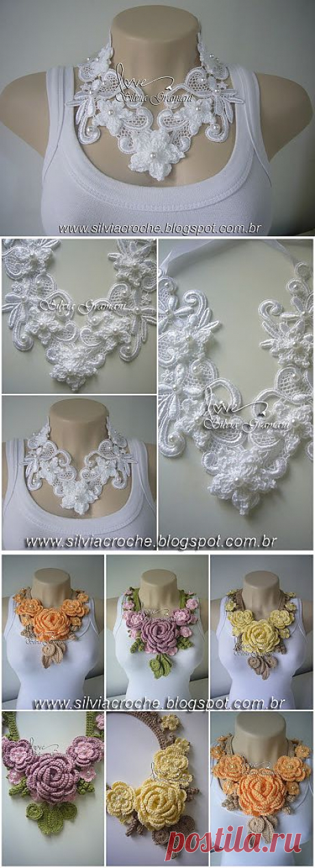 УКРАШЕНИЯ КРЮЧКОМ.