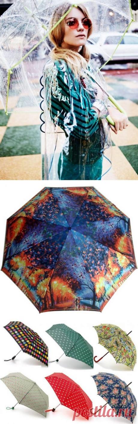 Зонт - модный аксессуар и защита от дождя / Все для женщины