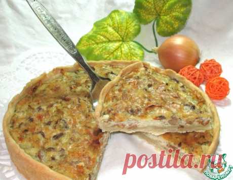 Пирог "Сырно-грибное удовольствие" – кулинарный рецепт