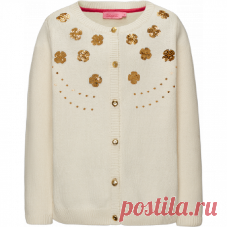 Кардиган для девочки, цвет слоновая кость