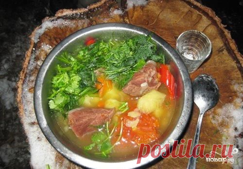 Шурпа из лосятины