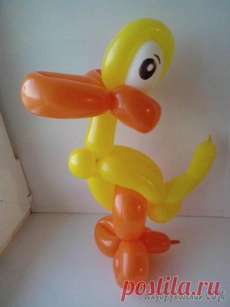 Фигурки из шариков своими руками. Утка - КЛУБ РУКОДЕЛИЯ