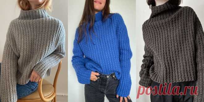 Женский свитер спицами Sweater No. 19 - Вяжи.ру