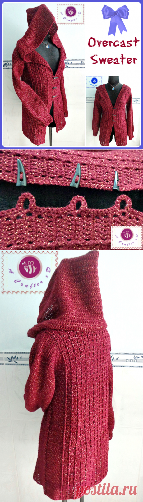 Вязание крючком свитер Ясно - Проекты MAZ Квок в