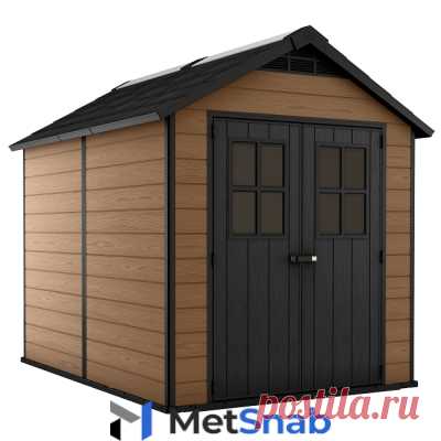 Сарай Keter Ньютон 759 (Newton 759), коричневый Тип: сарайМатериал: пластик