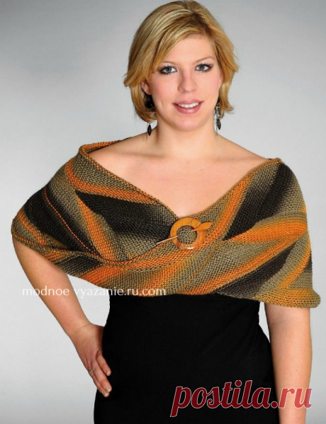 Головные уборы,шарфы и митенки в технике свинг (swing-knitting) - Klubok - Modnoe Vyazanie.ru.com