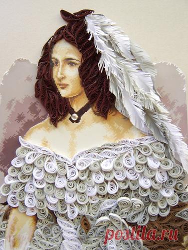 Квиллинг фото. Портреты / Техника квиллинг, бумагокручение своими руками для начинающих - мастер класс, открытки, схемы, фото / Лунтики. Развиваем детей. Творчество и игрушки