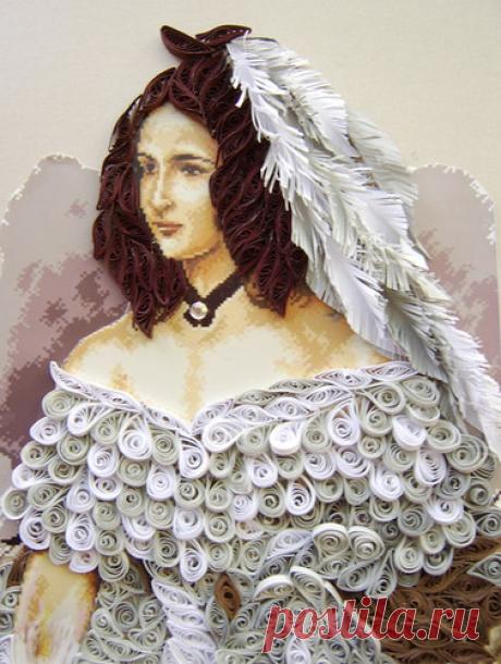 Квиллинг фото. Портреты / Техника квиллинг, бумагокручение своими руками для начинающих - мастер класс, открытки, схемы, фото / Лунтики. Развиваем детей. Творчество и игрушки