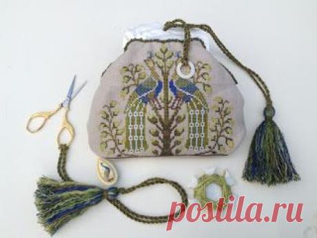 Let's come together: Как собрать кошелек на перламутровом фермуаре от Kelmscott Designs.