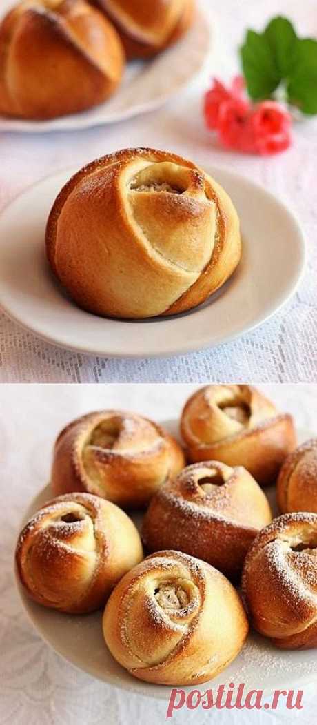 Выглядят потрясающе! Нежные «розы» с сыром и миндалем — Вкусные рецепты