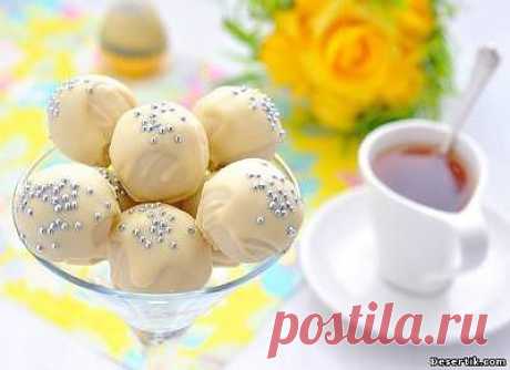 МИНДАЛЬНЫЕ КОНФЕТЫ В БЕЛОМ ШОКОЛАДЕ