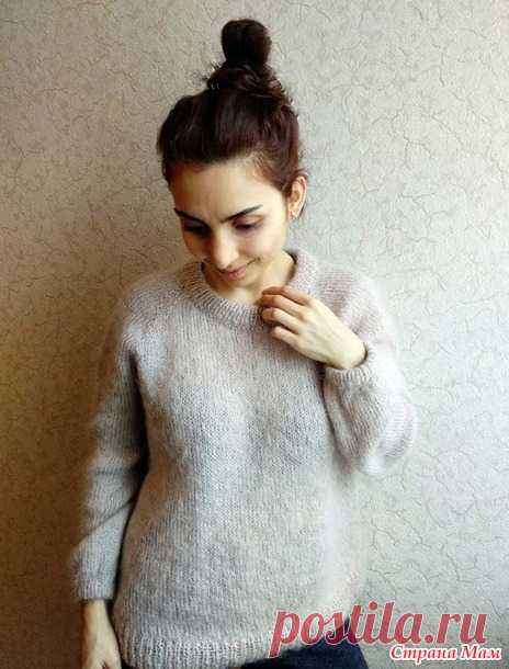 Джемпер женский из мохера 