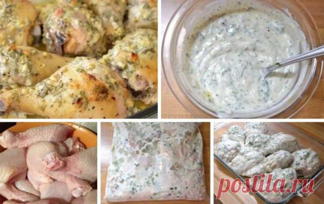 Сочно и вкусно: Куриные голени в сметанном маринаде