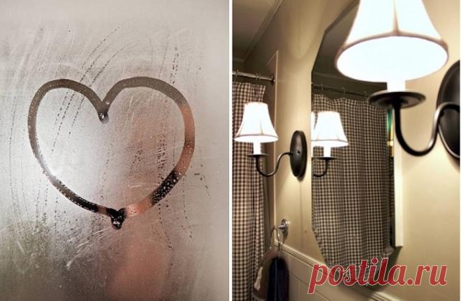Как защитить зеркало в ванной от запотевания