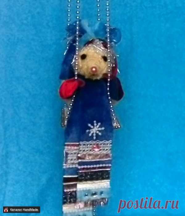 Новогодняя мышь на качелях ручной работы купить в Минске и Беларуси, цены на HandMade