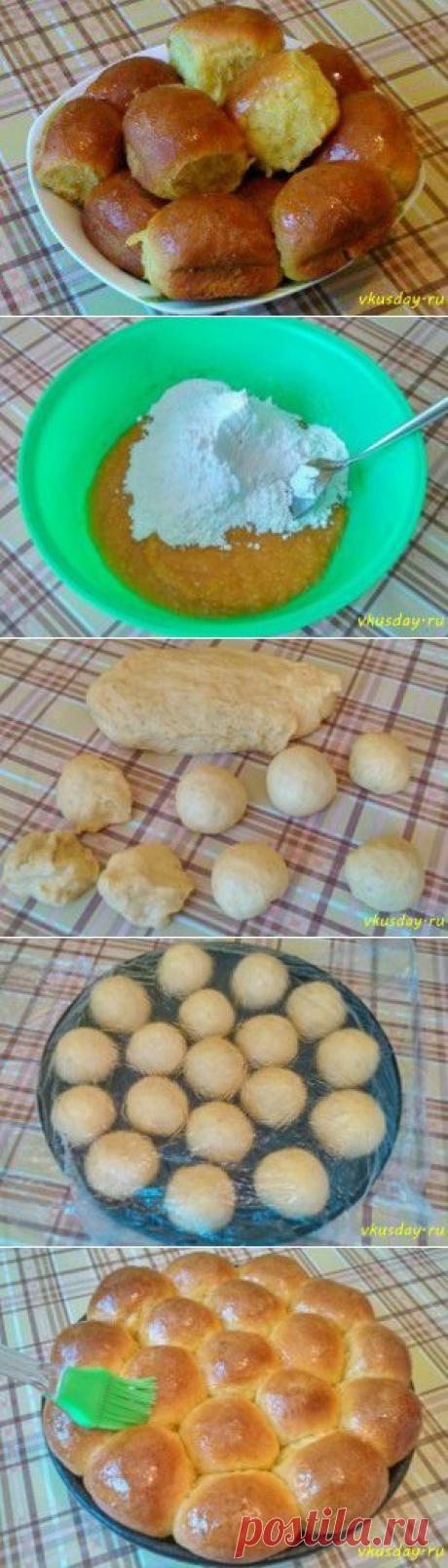 Булочки из тыквенного теста | Вкусный день