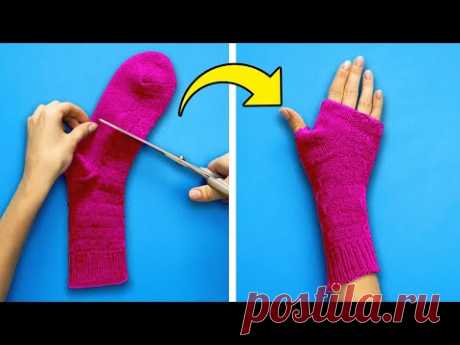 23 CRAFTS TO MAKE WITH OLD SOCKS