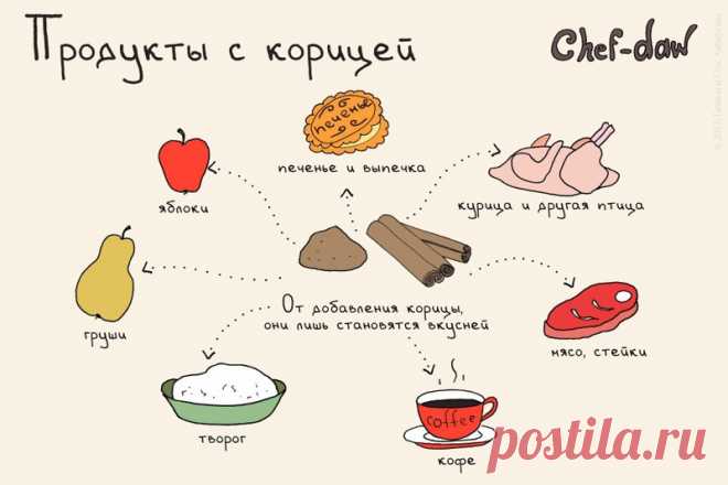 20 шпаргалок, которые пригодятся на кухне / Surfingbird - проводи время с пользой для себя!