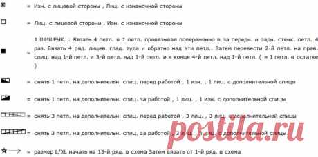 Манишка и повязка на голову от Дропс. Описание, схема вязания