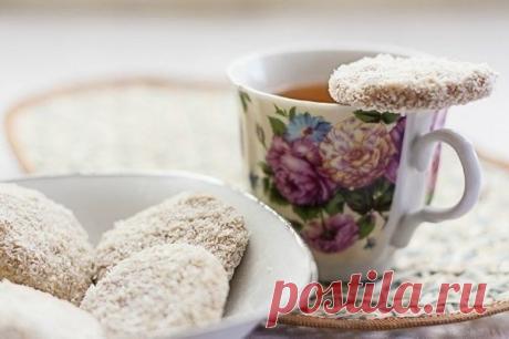 Творожно-банановое печенье