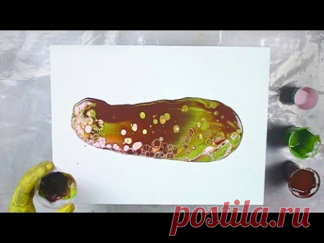 Fluid Art for Beginners: Creating Magic with 3 Colors | Fluid Abstract Painting