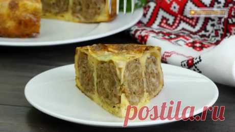 Ленивый пирог с мясом
