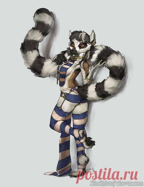 Nerva Vash Nerva Vash, the anthro ring-tailed lemur girl, certainly knows how to dress for the occasions.