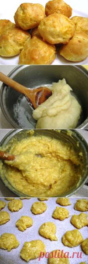 Сырные, заварные булочки | Лакомка