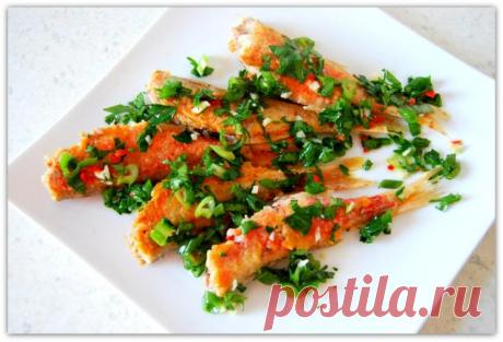 Барабулька жареная