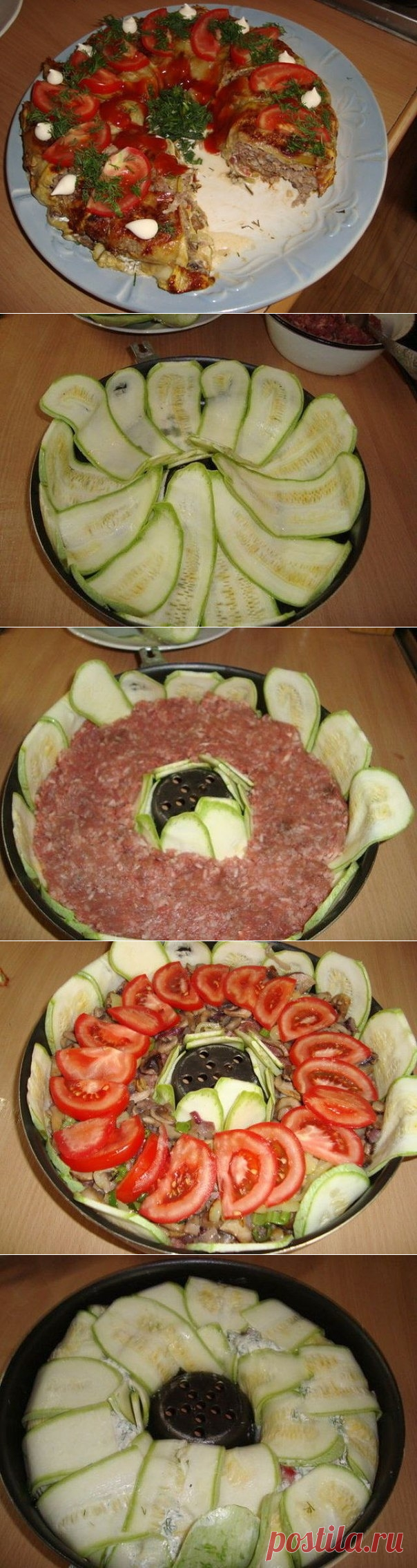 Как приготовить вкусная кабачковая запеканка - рецепт, ингредиенты и фотографии