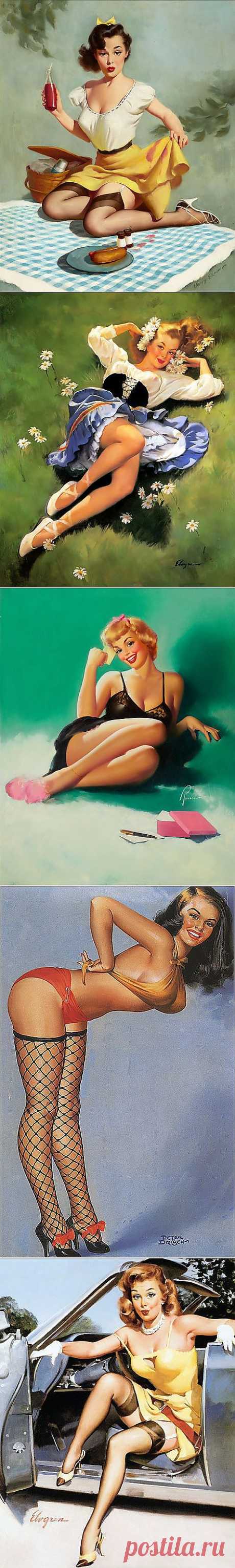 Веселые и жизнерадостные красоточки Pin - Up. Обсуждение на LiveInternet - Росс� | виноградное вино