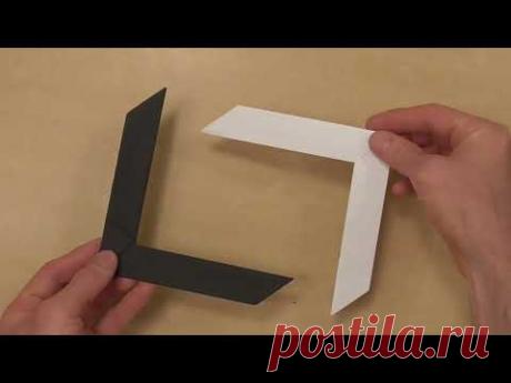How to make a paper boomerang; Как сделать БУМЕРАНГ из БУМАГИ, ЛЕТАЕТ и ВОЗВРАЩАЕТСЯ