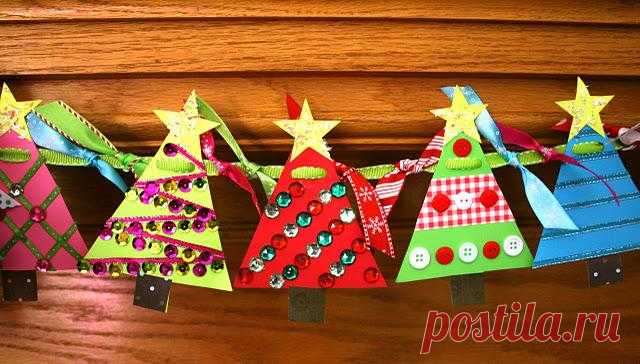Легкие простые поделки на Новый год