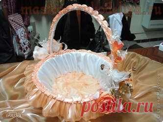 Мастер-класс по декорированию: Свадебная корзинка в стиле шебби-шик Мастер-класс: Декор свадебной корзинки