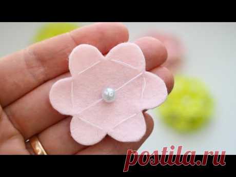 Чудесные Букетики 💗💗💗 Очень ПРОСТО 💗 Цветы Из Фетра Рукоделие