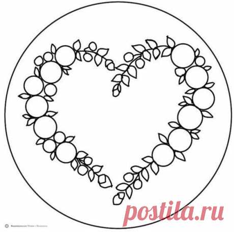 🦋🌶 Эскизы для вышивки: цветочные венки