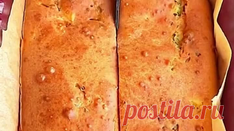 Заливной пирог с зелёным луком и яйцом ( рецепт в теме)