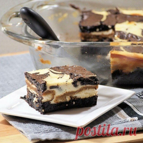 Тирамису-брауни Tiramisu Brownies — Бабушкины секреты
