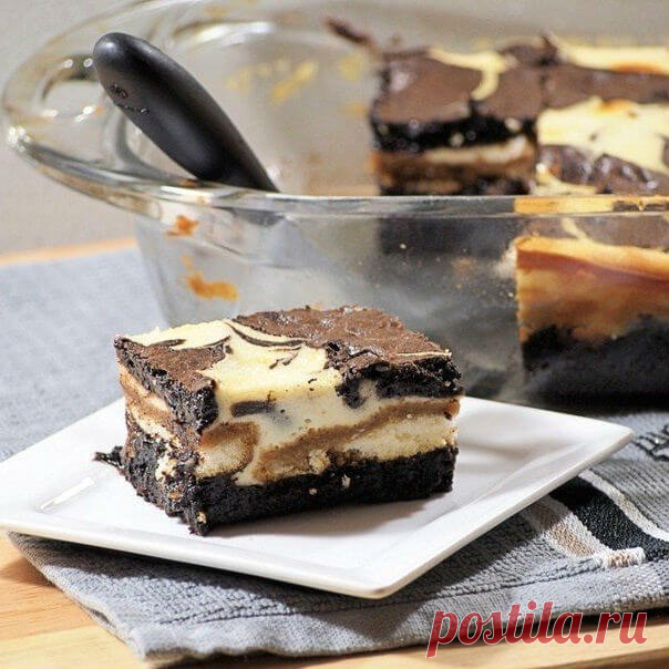 Тирамису-брауни Tiramisu Brownies — Бабушкины секреты